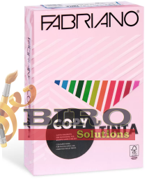 Hîrtie colorată A4 FABRIANO Tinta Rosa, 80 gr/m2, 500 foi, pastel, roz